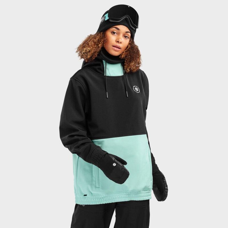 Damen Wintersport snowboardjacke für W1-W Crystal SIROKO Schwarz