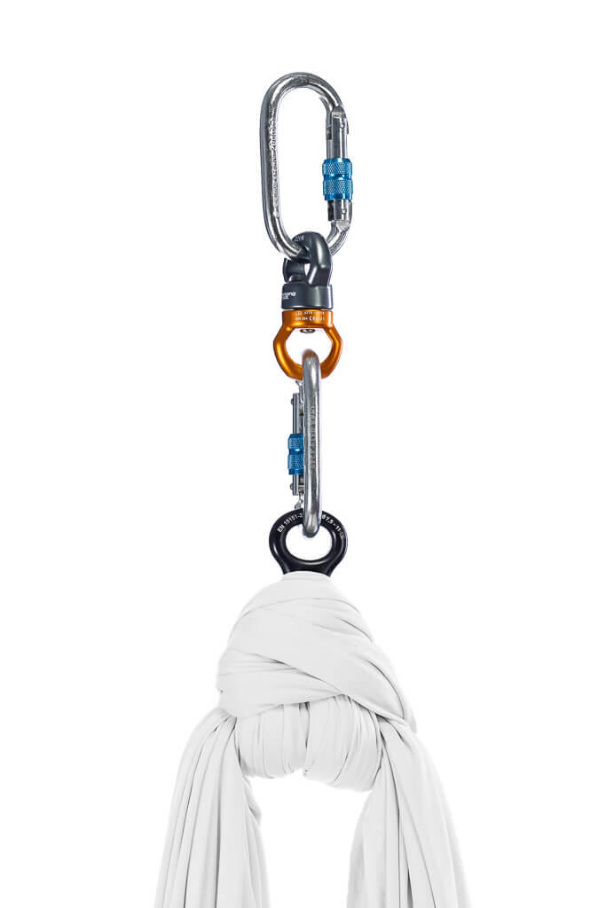 Szarfa akrobatyczna Aerial Silks Taniec w Powietrzu Just z krętlikiem 4/4