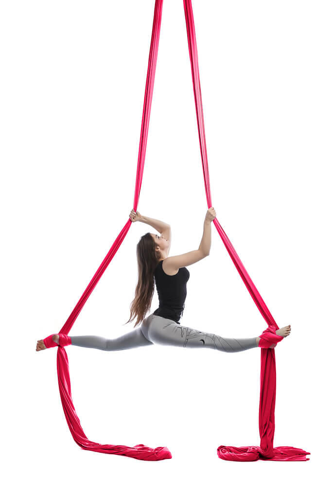 Szarfa akrobatyczna Aerial Silks Taniec w Powietrzu Just z krętlikiem 3/4