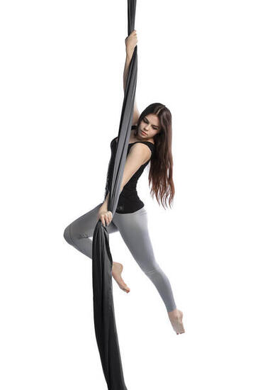 Szarfa akrobatyczna Aerial Silks Taniec w Powietrzu Just z krętlikiem
