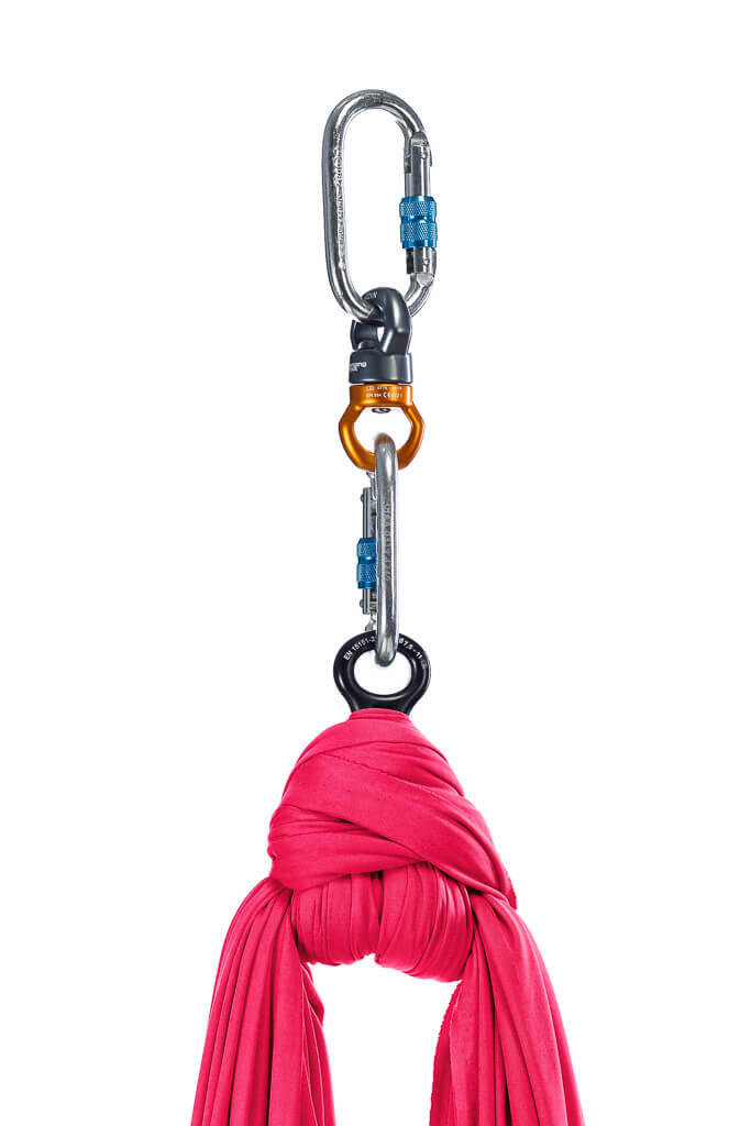 Szarfa akrobatyczna Aerial Silks Taniec w Powietrzu Just z krętlikiem 4/4