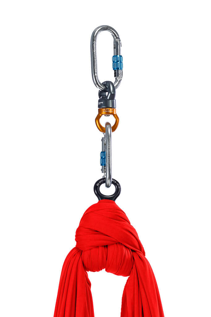 Szarfa akrobatyczna Aerial Silks Taniec w Powietrzu Just z krętlikiem 3/3
