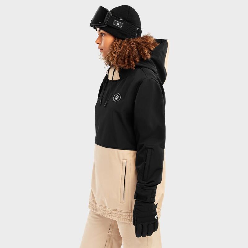 Casaco de snowboard para mulher Desportos de inverno W1-W Llaima SIROKO Preto