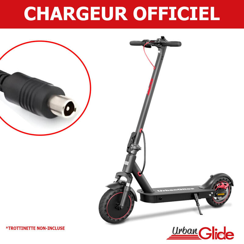 Chargeur 42V 1.5A pour trottinette électrique URBANGLIDE RIDE 100S/100XS/100