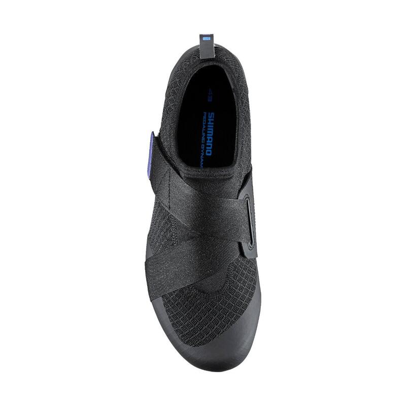 Chaussures Cyclisme Shimano Femme – Taille 8 US – Noires – Synthétique – Occasion