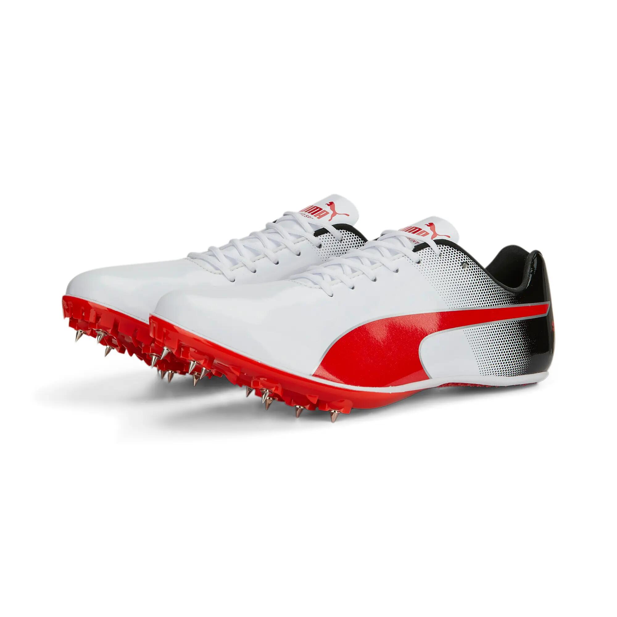 Zapatillas de correr PUMA evoSPEED Sprint 14 Blanc Noir Rouge 2/7