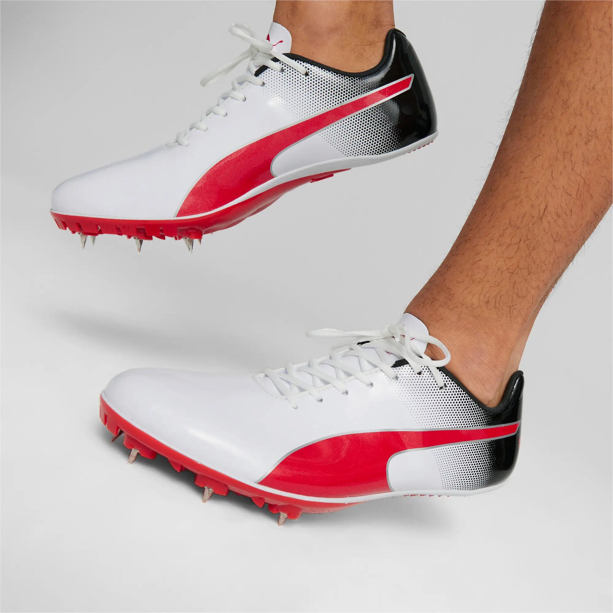 Zapatillas de correr PUMA evoSPEED Sprint 14 Blanc Noir Rouge 3/7