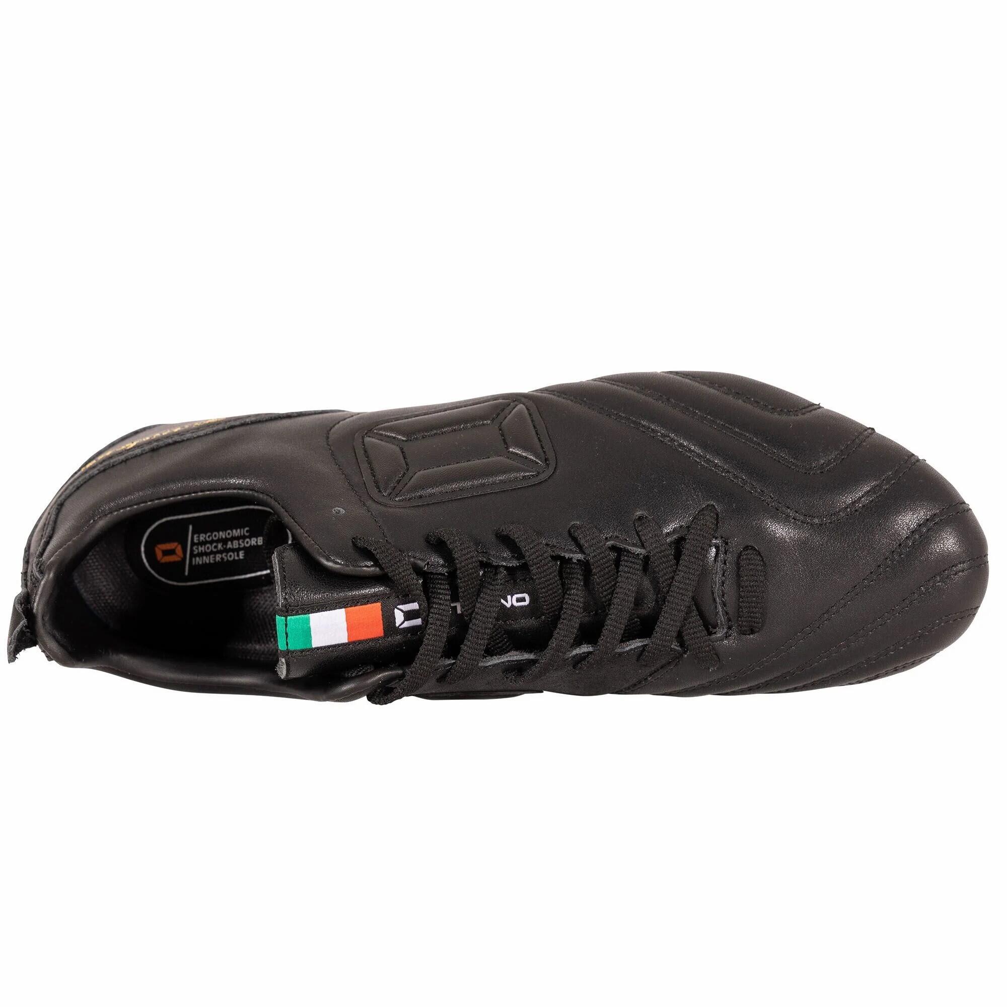 Scarpe calcio in terra ultraresistente Stanno Nibbio Nero 3/5
