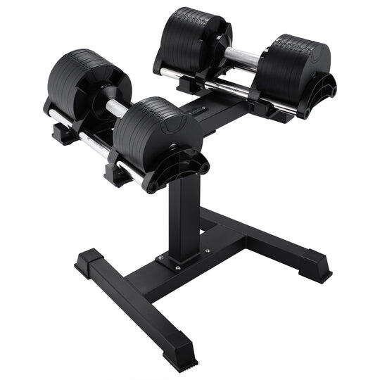 Juego de 2 Mancuernas Ajustables de 2kg a 32kg Fitness Tech