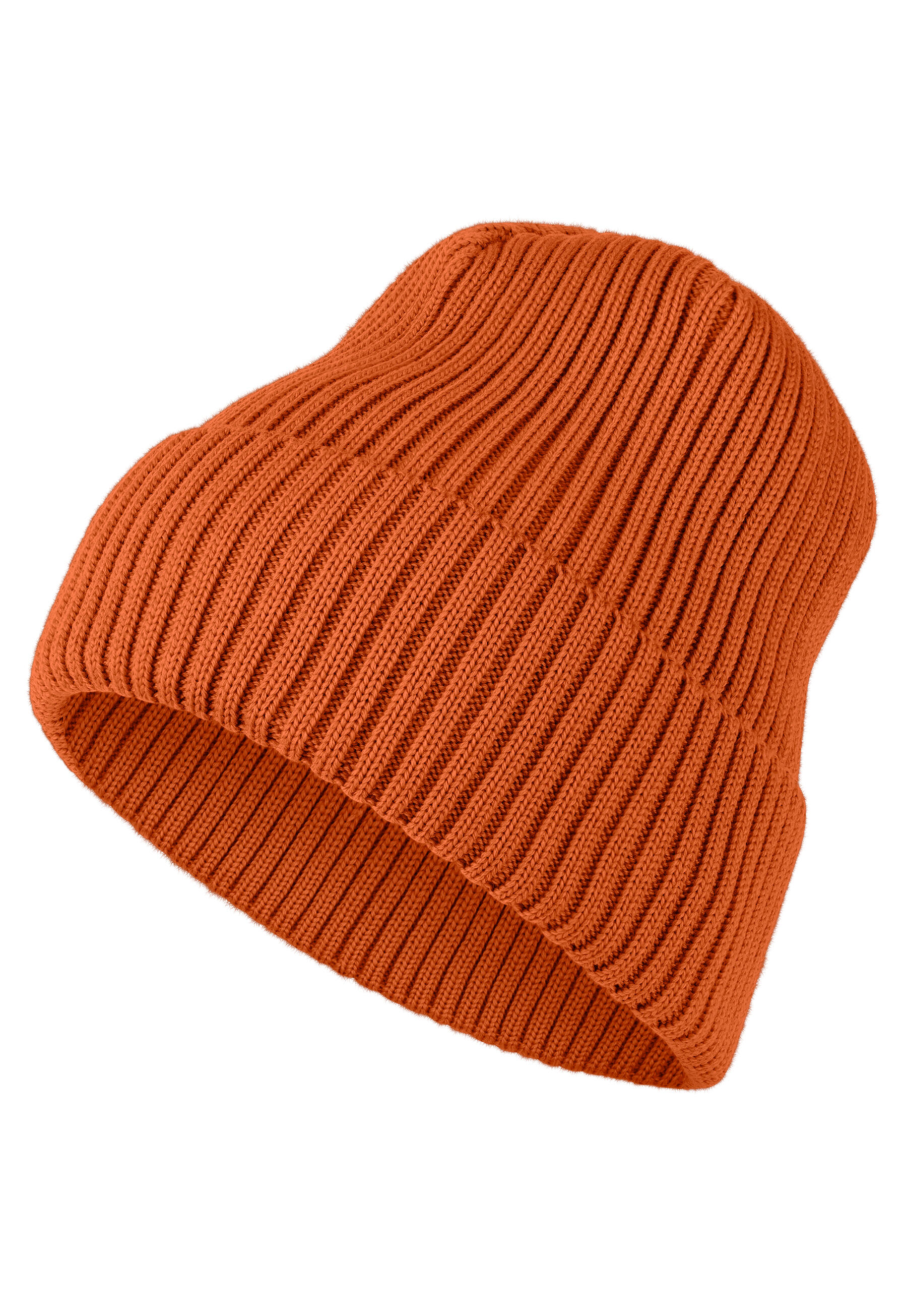 DRASSN Mütze "Schirmitz" |Merino| Orange Erwachsene DRASSN