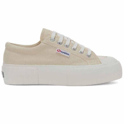 Sneakers Deportivas Mujer Superga 2631 STRIPE PLATFORM Blanco