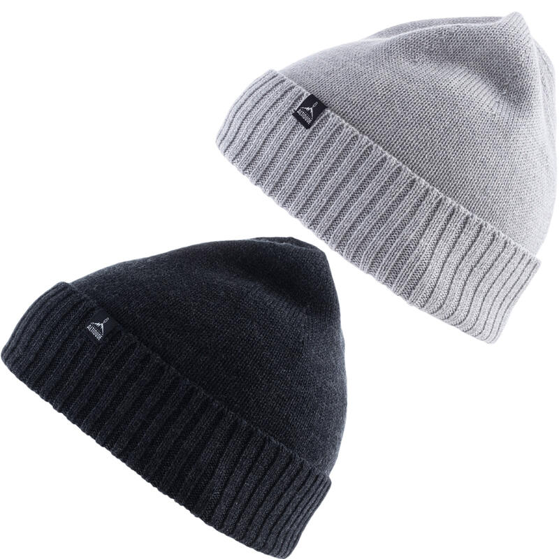 Altidude Winter Hat Plain Fijn gebreide muts Unisex Beanie 100% Merino Wol