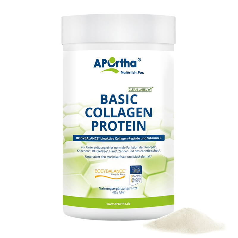 Basic BODYBALANCE® B (Rind) Collagen-Drink + Vitamin C - 480 g Pulver