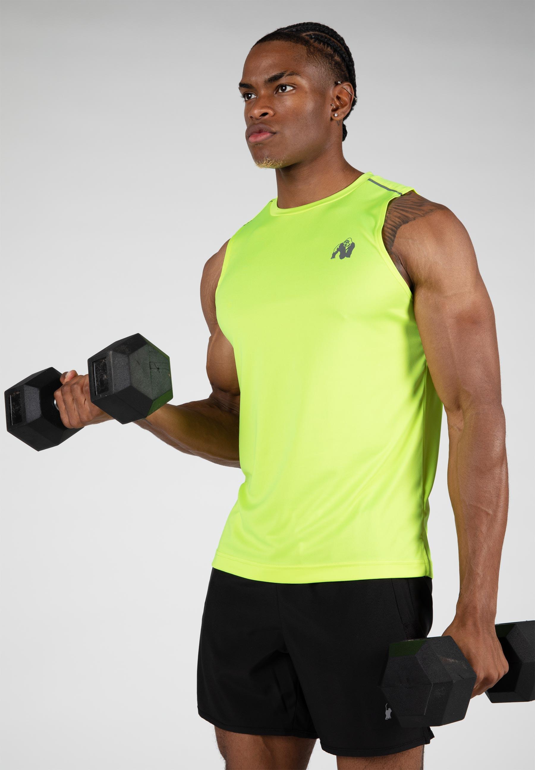 Camiseta de tirantes Washington - Amarillo neón 4/5