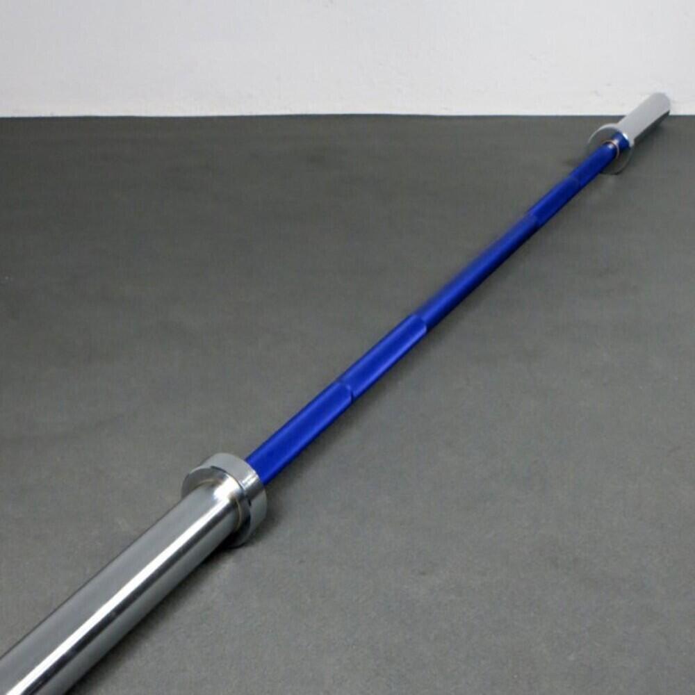 Barra Olímpica Técnica Aluminio Cross Training 9,5 Kgs 2 Mts Azul 3/3