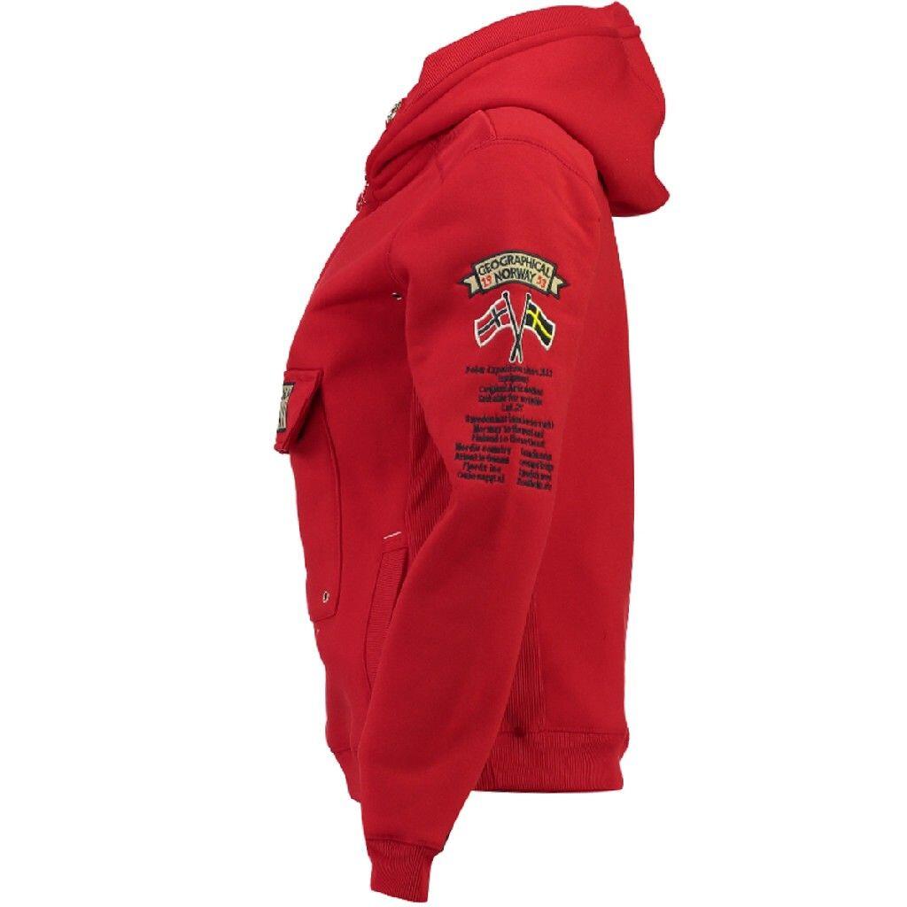 Sudadera de hombre Geographical Norway Gymclass rojo 3/3
