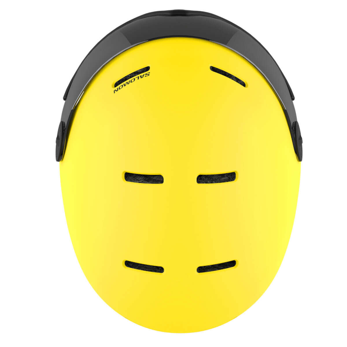 Casque de ski Salomon Orka Visor Vib Jaune Un FLS Blue 2024 3/4