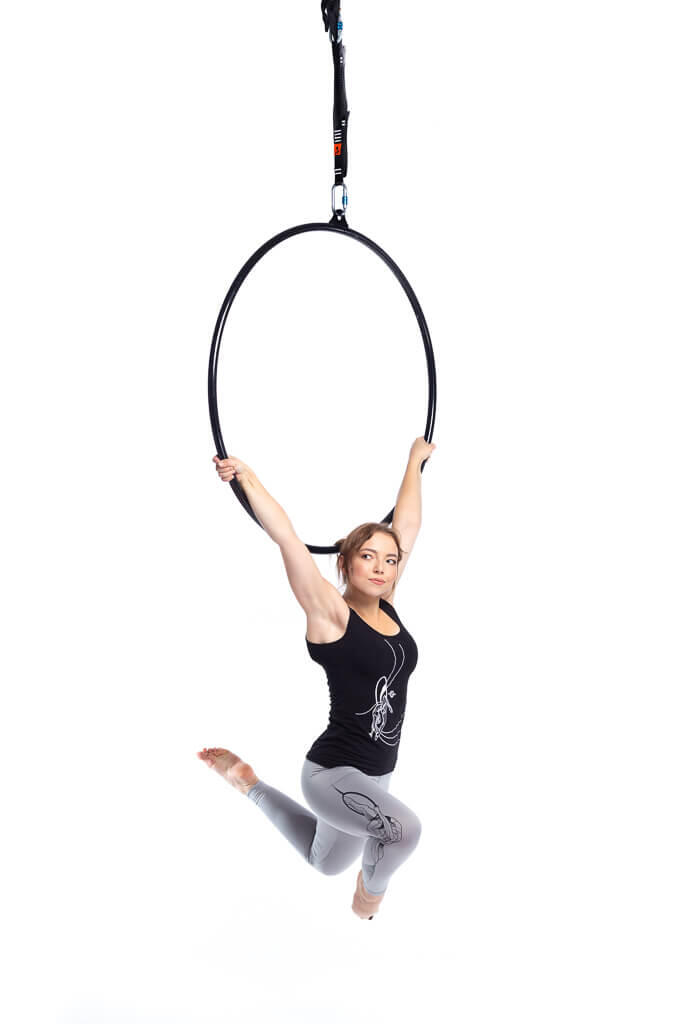 Zestaw koło cyrkowe Aerial Hoop Taniec w powietrzu pas oczkowy 3/7