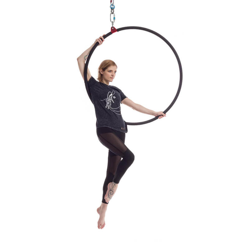 Koło cyrkowe Aerial Hoop Taniec w powietrzu z 1 uchwytem