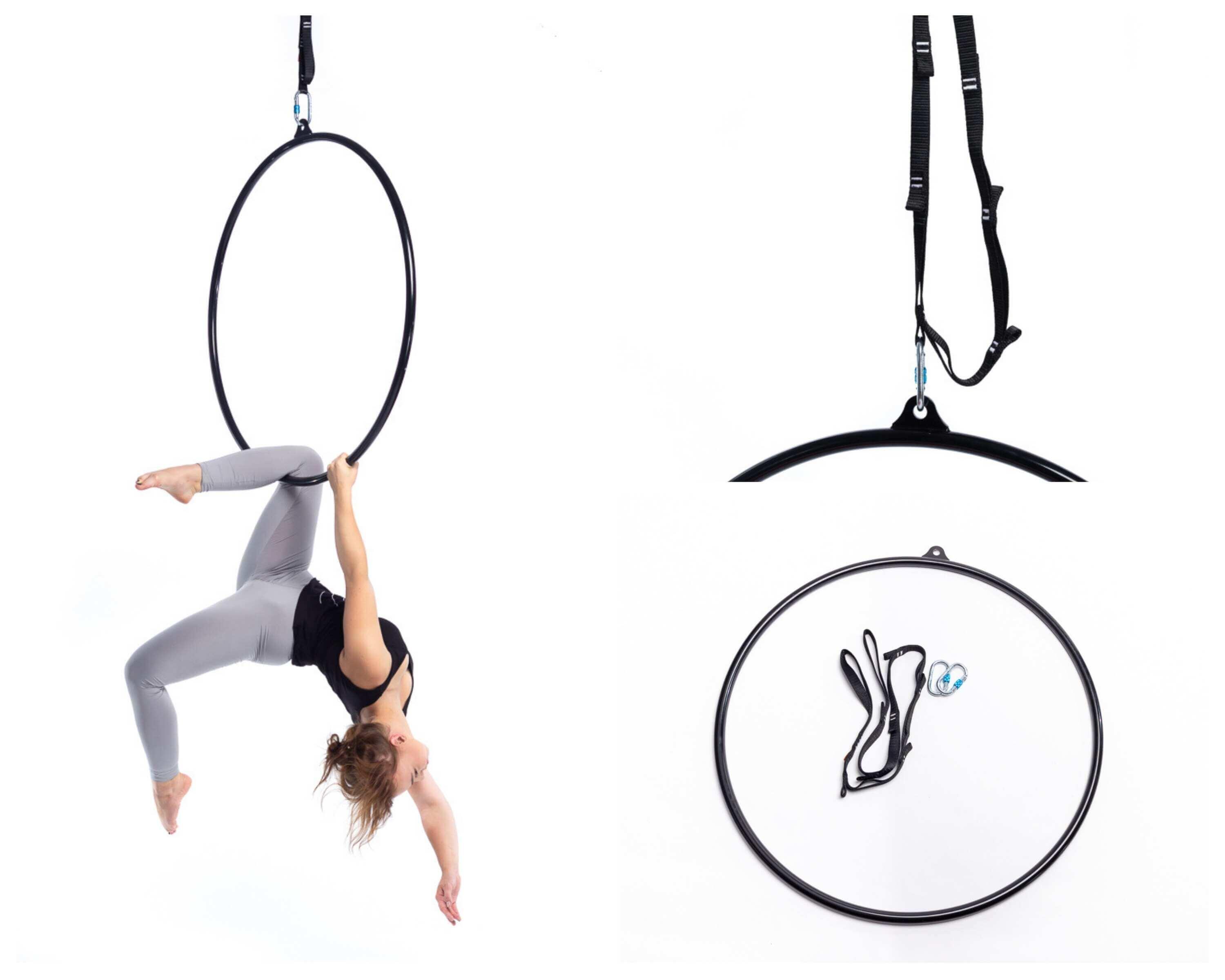 Zestaw koło cyrkowe Aerial Hoop Taniec w powietrzu pas oczkowy 7/7