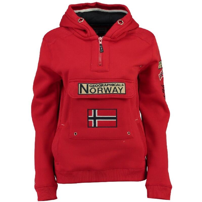 Sudadera de hombre Geographical Norway Gymclass rojo