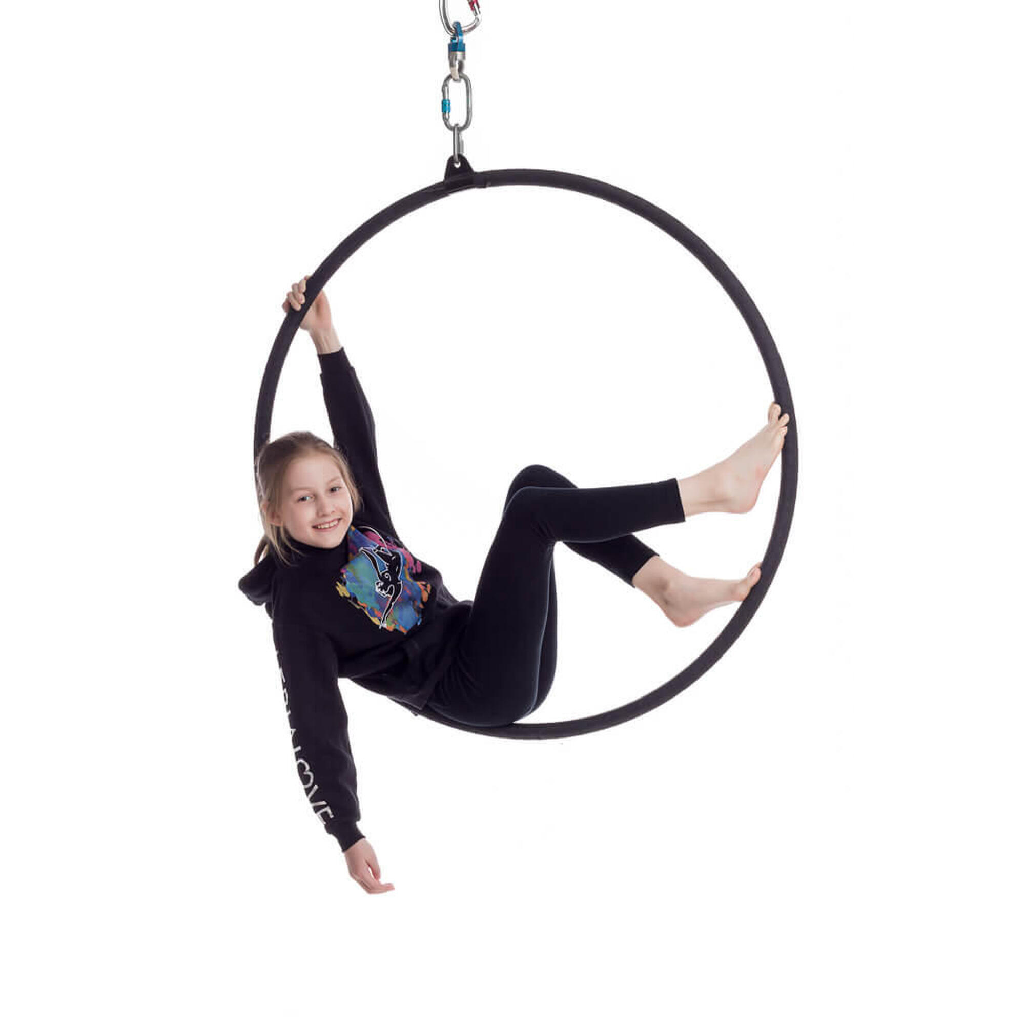 Koło cyrkowe Aerial Hoop Taniec w powietrzu z 1 uchwytem