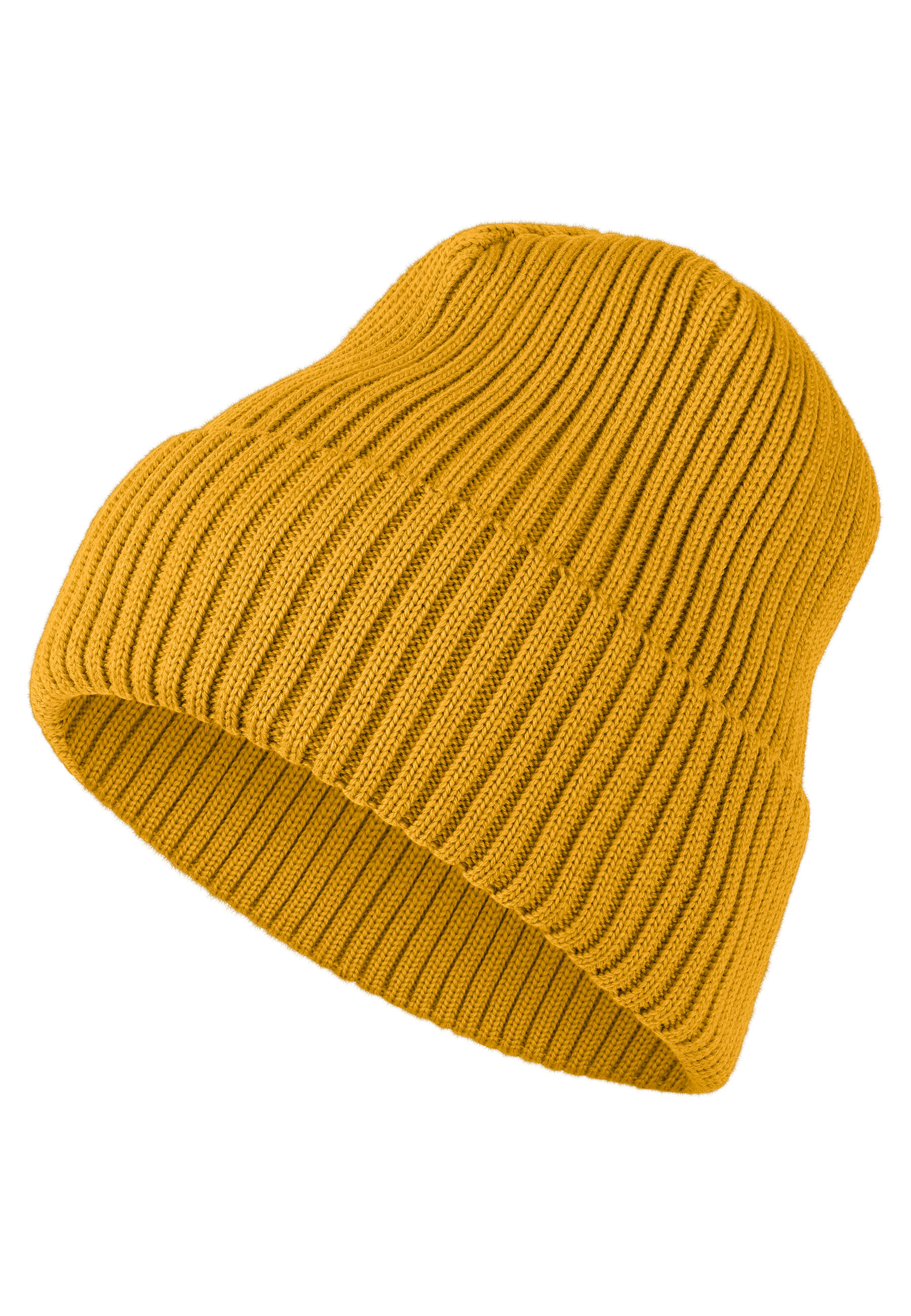 DRASSN Mütze "Schirmitz" |Merino| Gelb Erwachsene DRASSN