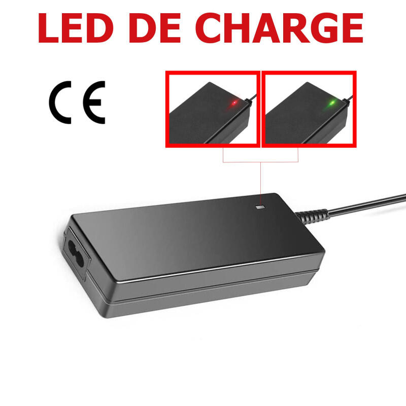 Hoverboard Chargeur 42V (2 pins)- Piece trottinette élèctrique 4/5