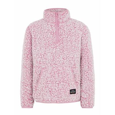 Fleece met 1/4 rits voor meisjes protest prtnoepac