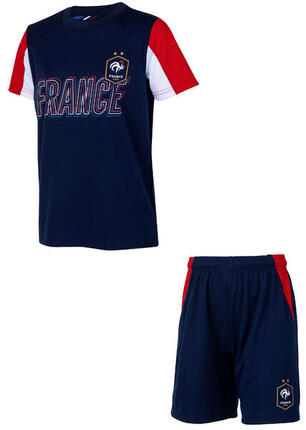 Maillot short enfant FFF - Collection officielle Equipe de France de Football