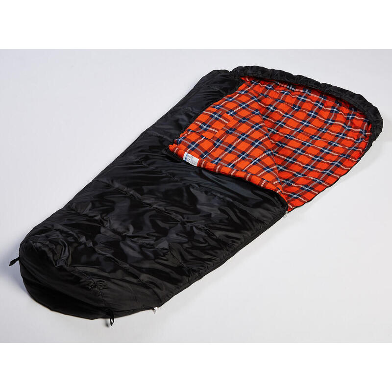 Sac de couchage Vegas Flanell - sarcophage XXL - Jusqu'à - 12°C - 220 x 110 cm