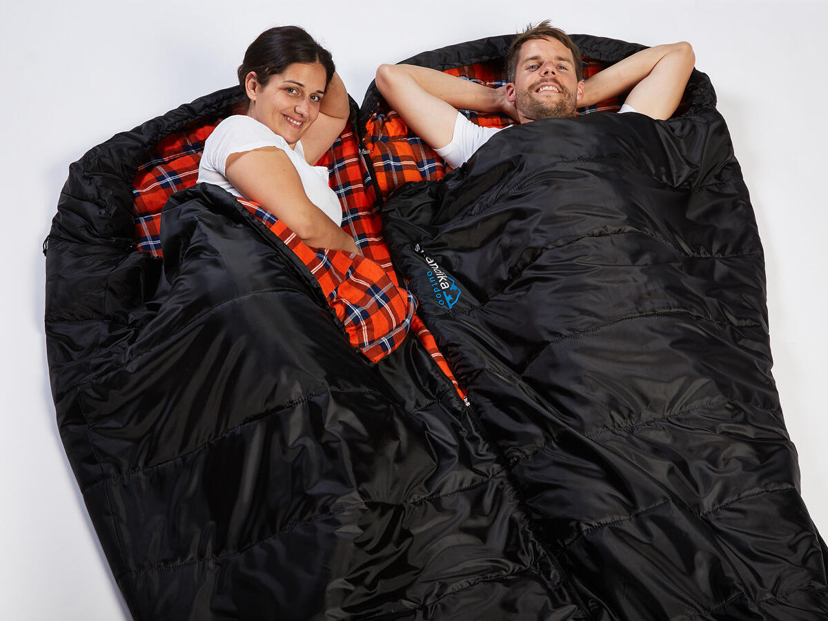 Sac de couchage Vegas Flanell - sarcophage XXL - Jusqu'à - 12°C - 220 x 110 cm 6/7