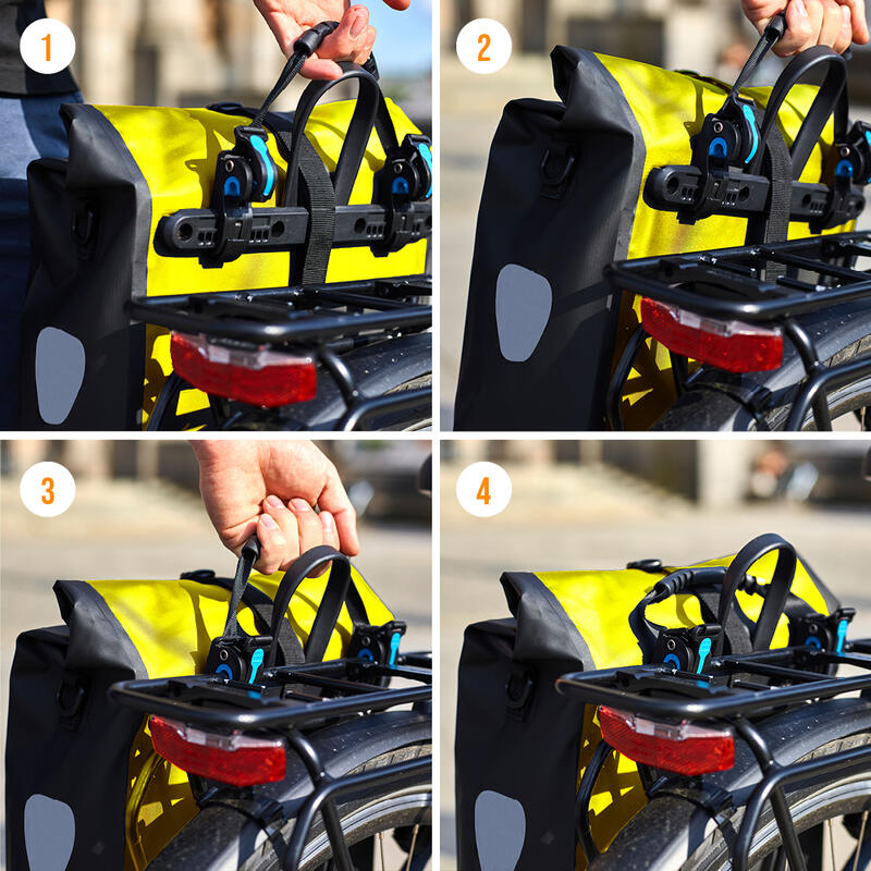 Fahrradtasche Basic 22L-Wasserdichte Gepäckträgertasche perfekter Allrounder