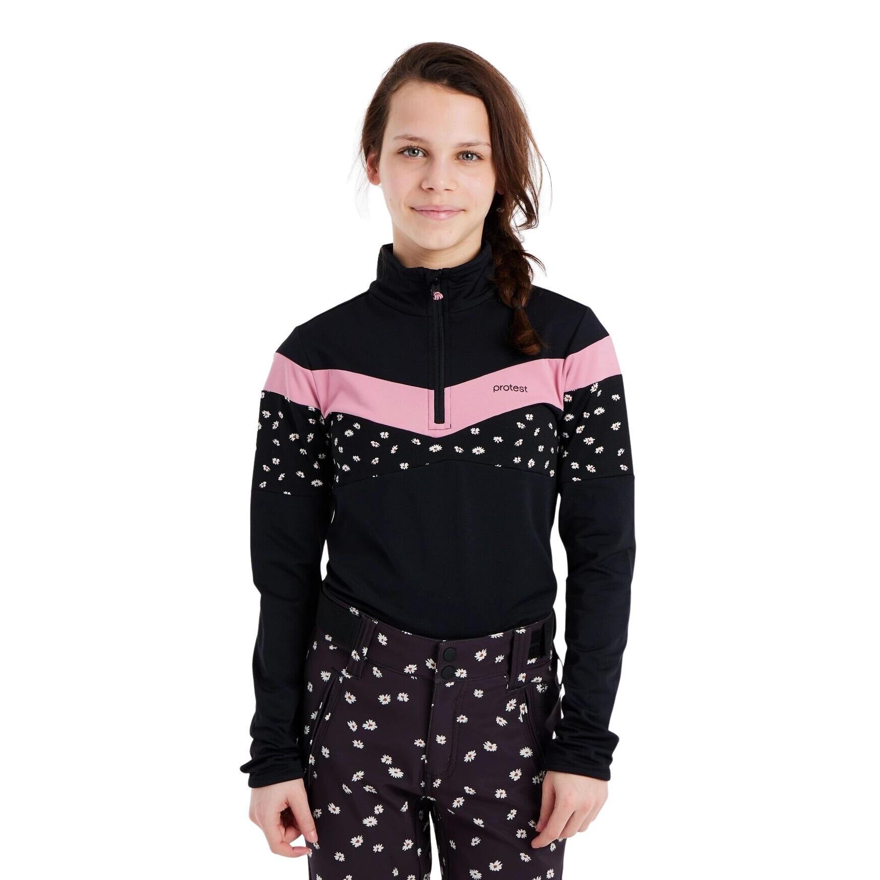 Sous pull 1 4 zip fille Protest Prtcedark PROTEST Decathlon