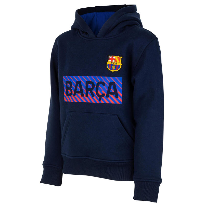 Sweat capuche Barça enfant - Collection officielle Fc Barcelone