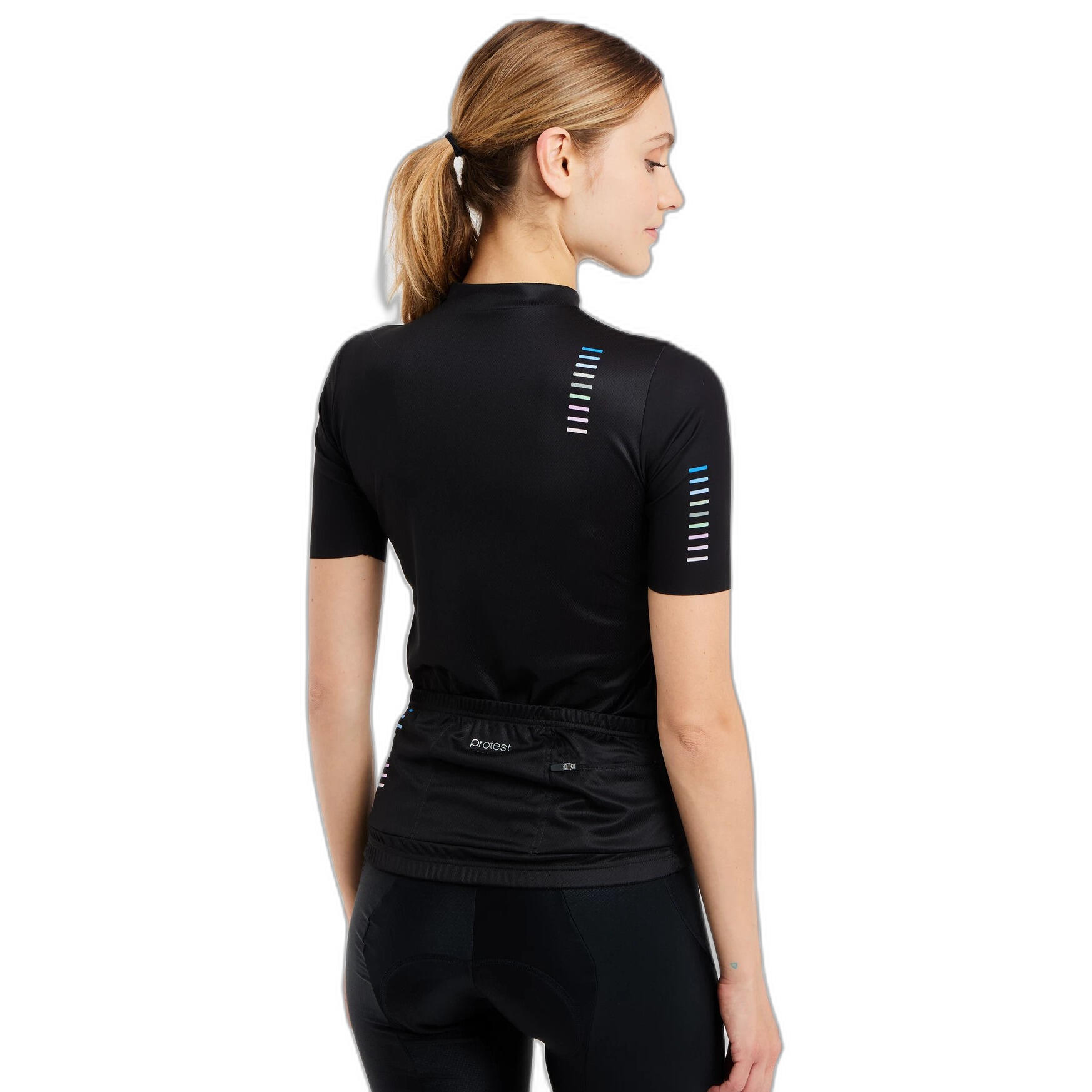 Maillot cycliste manches courtes femme Protest Prtpictou 4/5