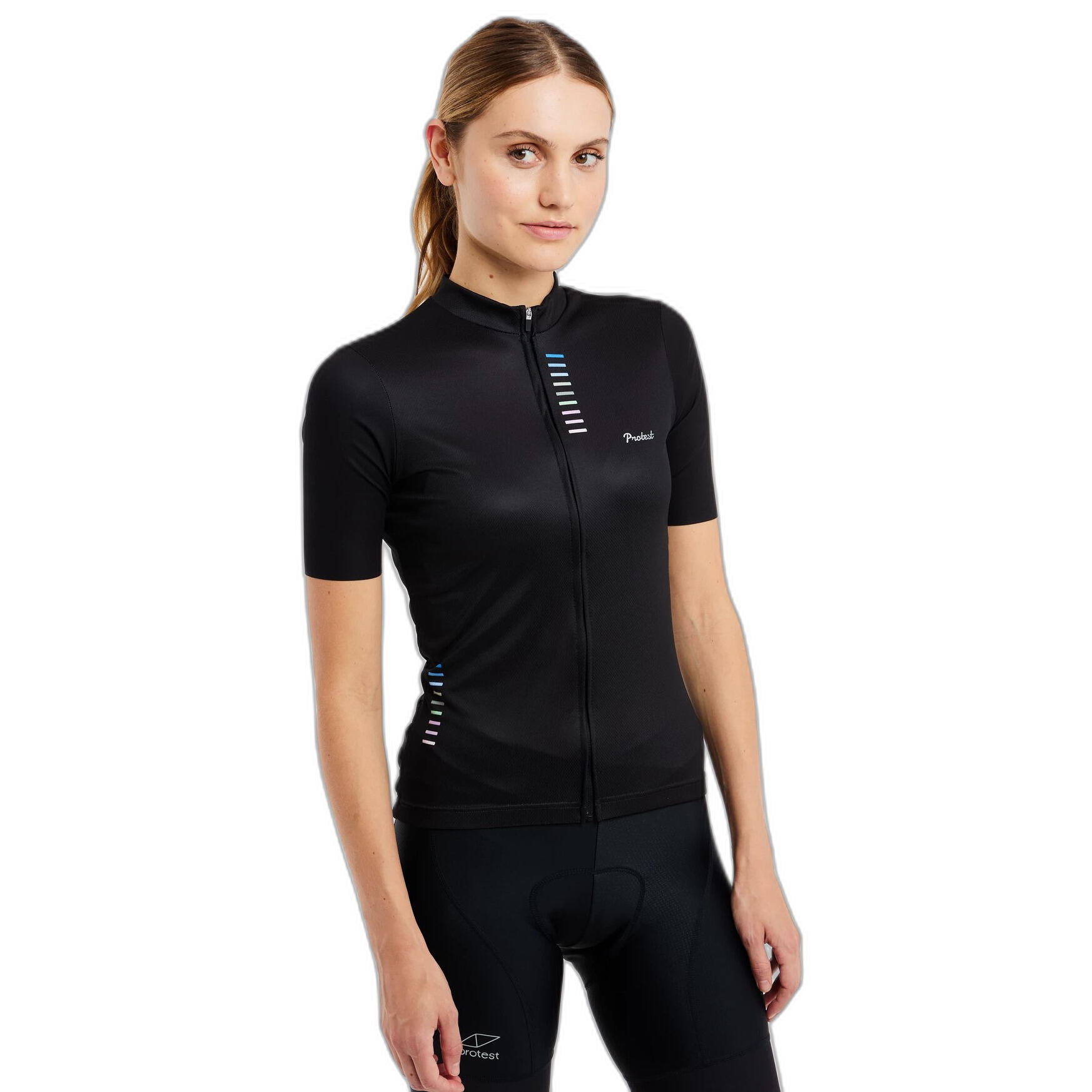 Maillot cycliste manches courtes femme Protest Prtpictou 1/5
