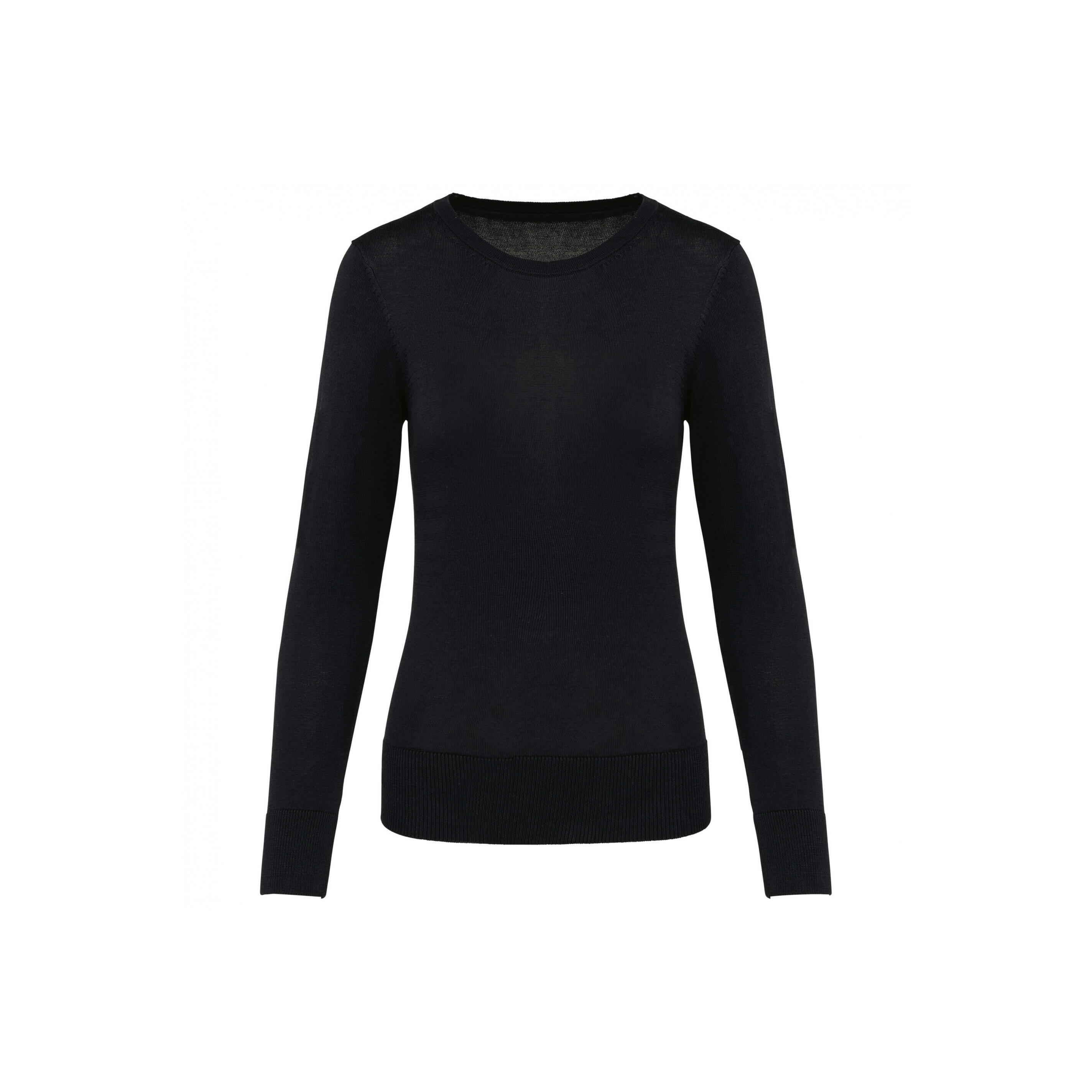 Kariban - Pull Suprima Col Rond Femme Kariban Premium - Pull - Noir - Decathlon