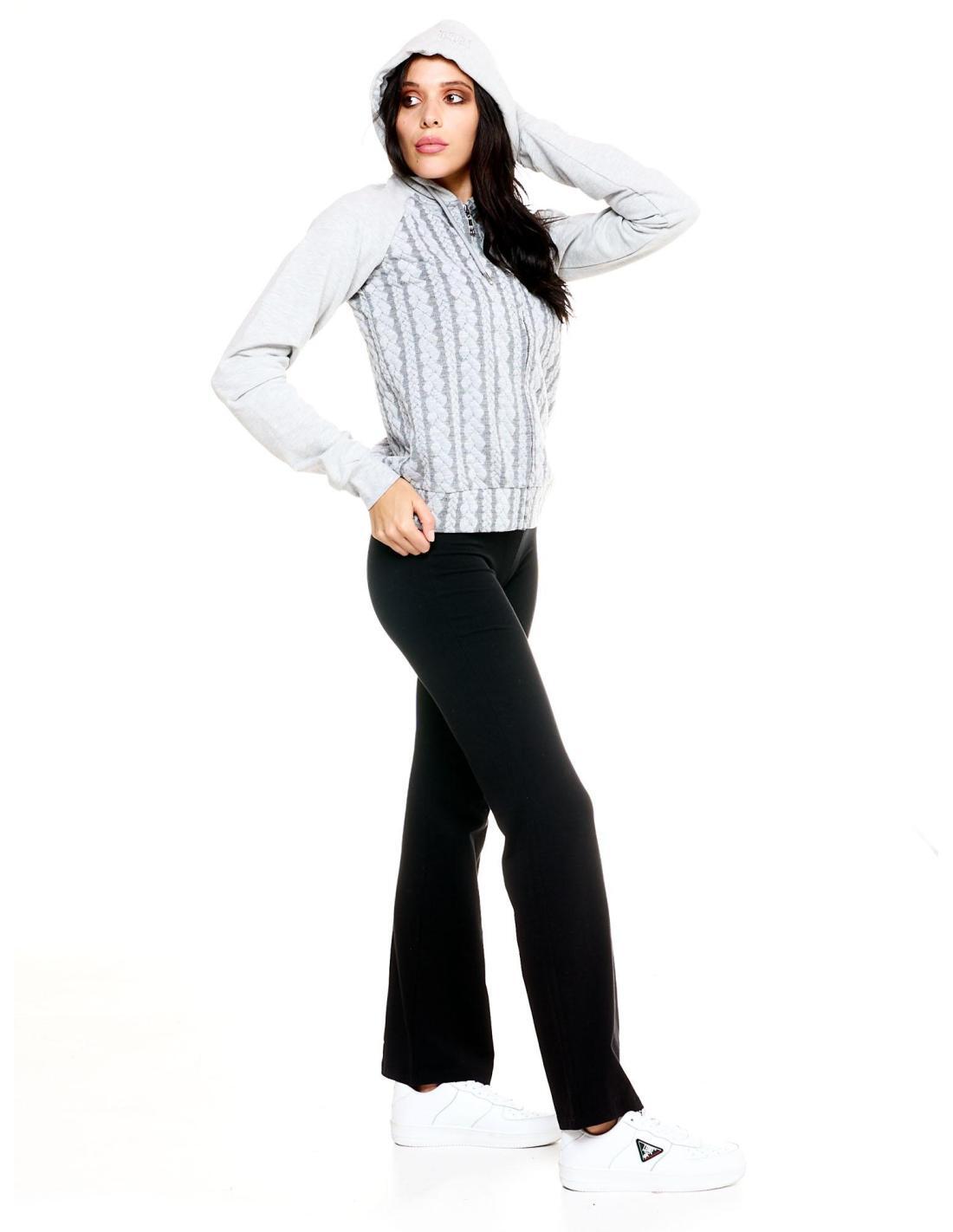 Sweatshirt met capuchon en ritssluiting voor dames Greyss 3/6