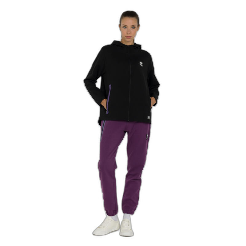 Sweatshirt mit Reißverschluss und Kapuze, Damen Errea Black Box