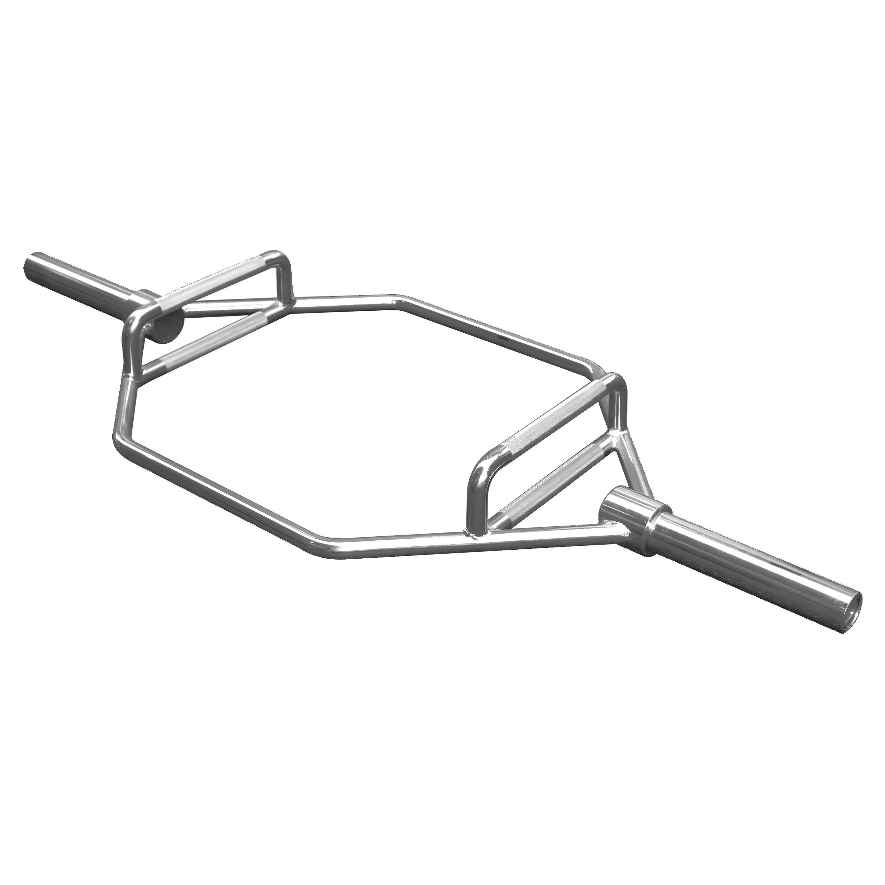Barra Olímpica Hexagonal 1,42 m 50 mm Musculación Fitness 3/3