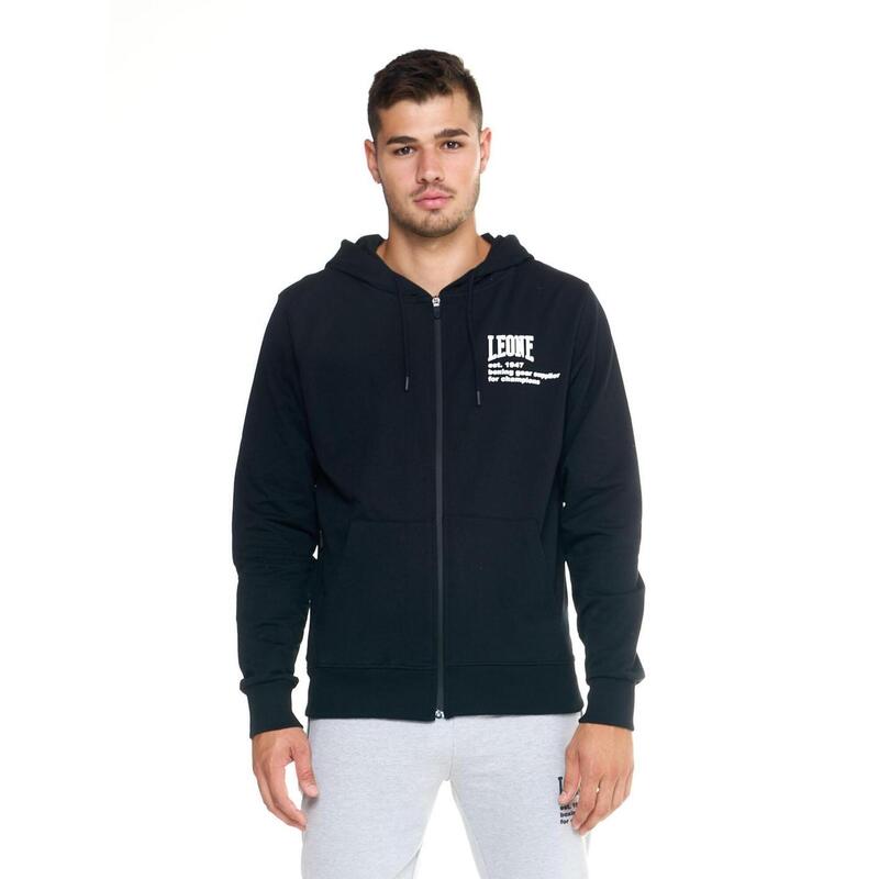 Sweat-shirt oversize homme avec capuche Leone Active