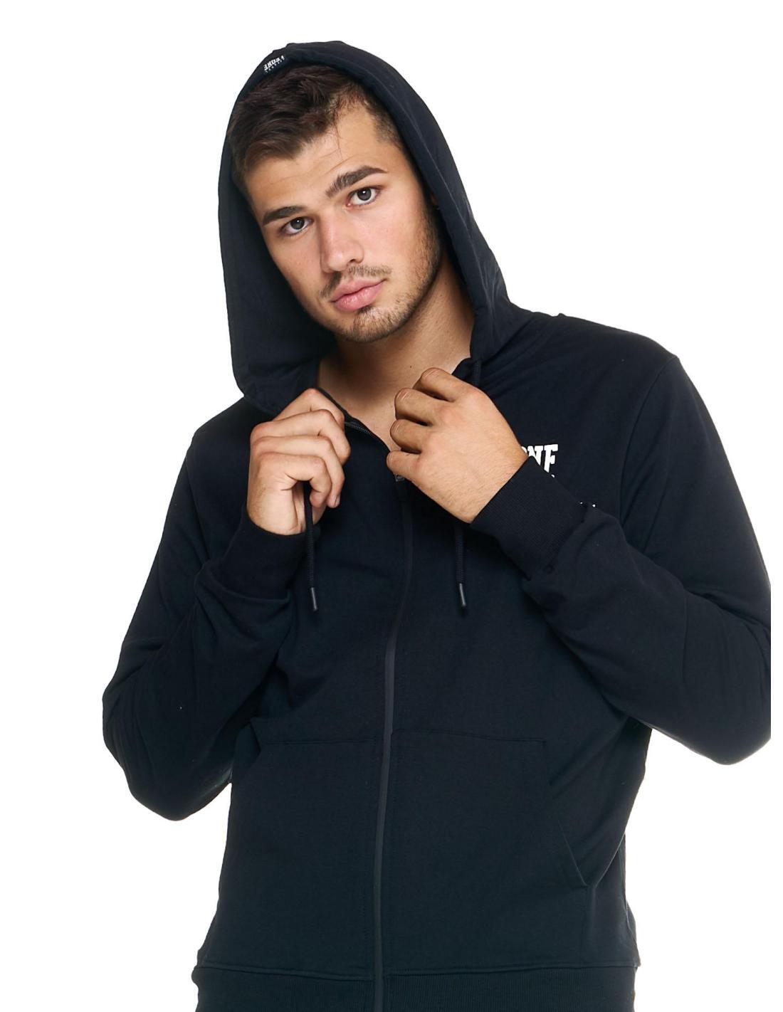 Felpa over Leone uomo con cappuccio e zip intera Active 5/7