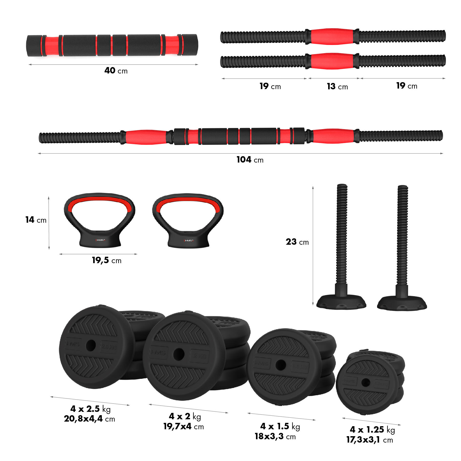 Set d'entraînement de force 6-en-1 - 30 kg 4/7