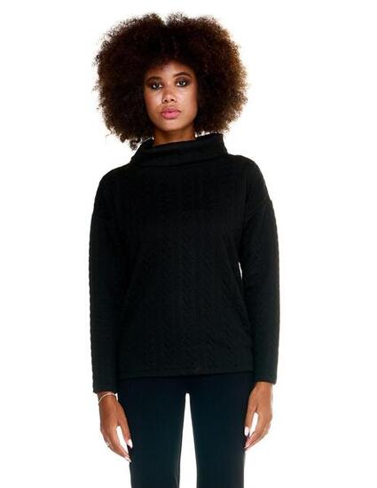 Maglia a treccia Leone donna Greyss