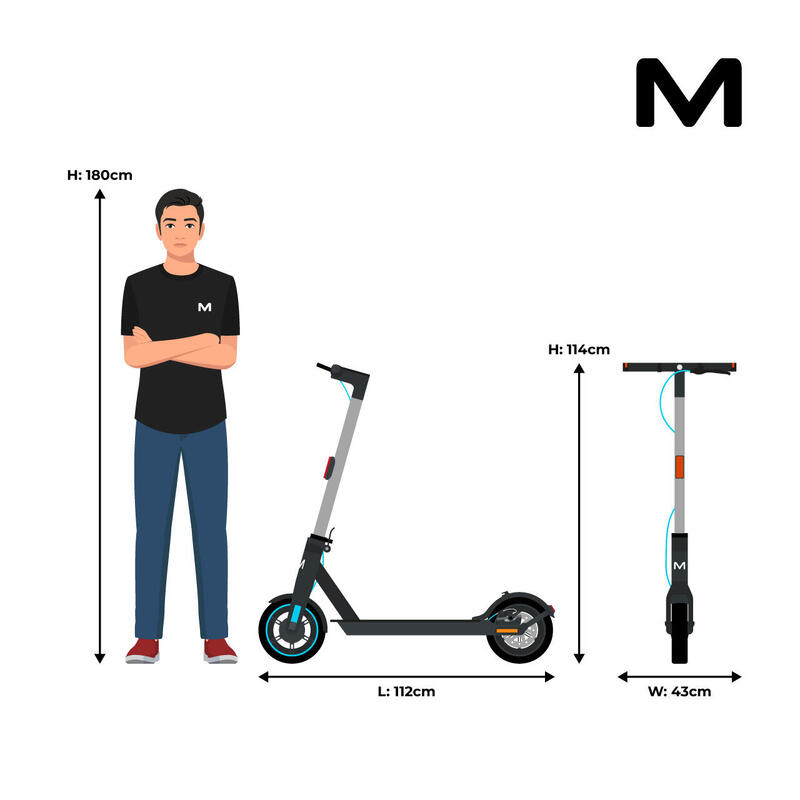 Elektr step Motus Scooty 10 LITE 2023, 350 W, 20 km/u, richtingaanwijzers