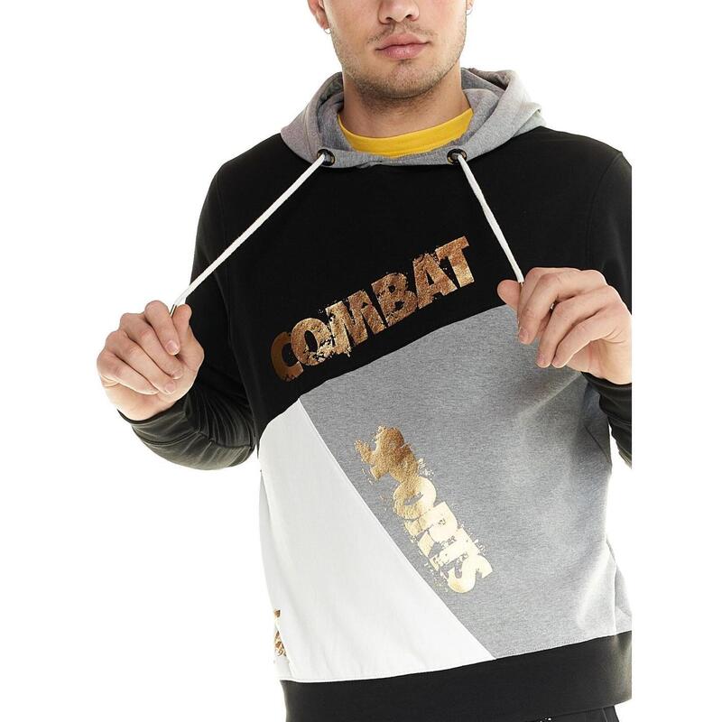 Sudadera de hombre color block Leone Winter Gold