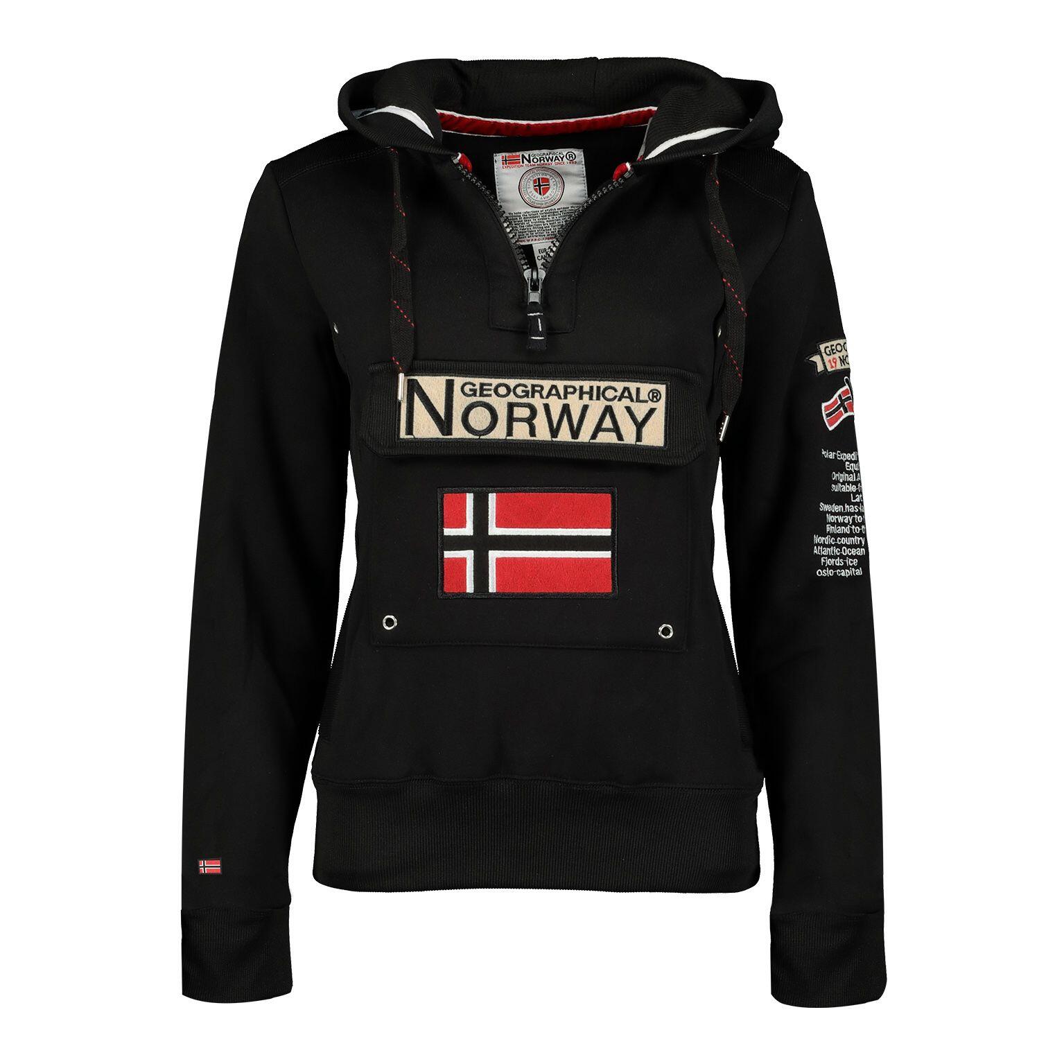 Sudadera de hombre Geographical Norway Gymclass negro Decathlon