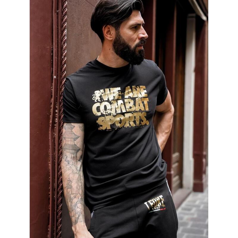 T-shirt Leone uomo con maniche corte Winter Gold