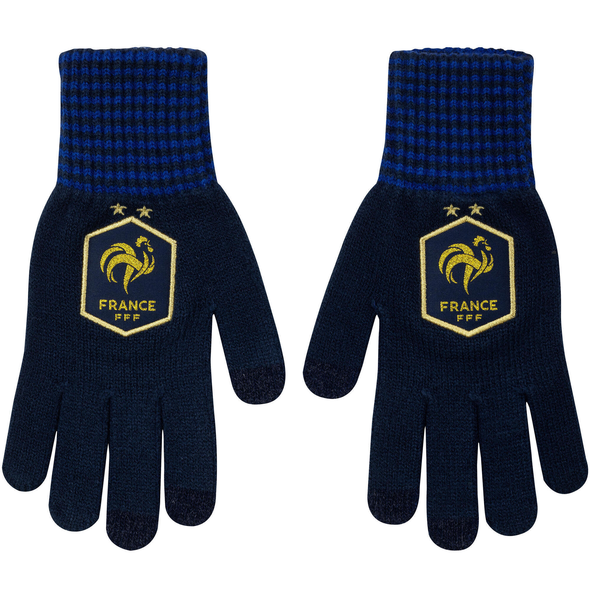 Fff - Gants Fff - Collection Officielle Equipe De France De Football - Gants - Bleu - L-xl - Decathlon